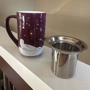 David’s Tea Mug and Tea Infuser